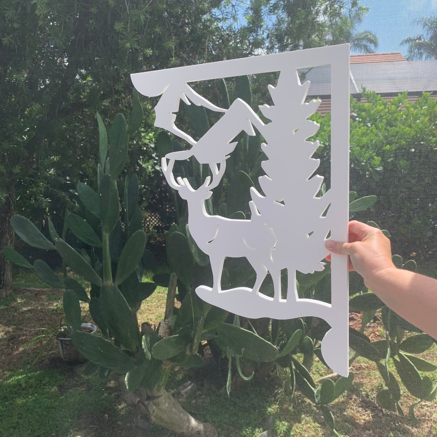 Mailbox Bracket - Deer Mountain - Large 16" x 21"