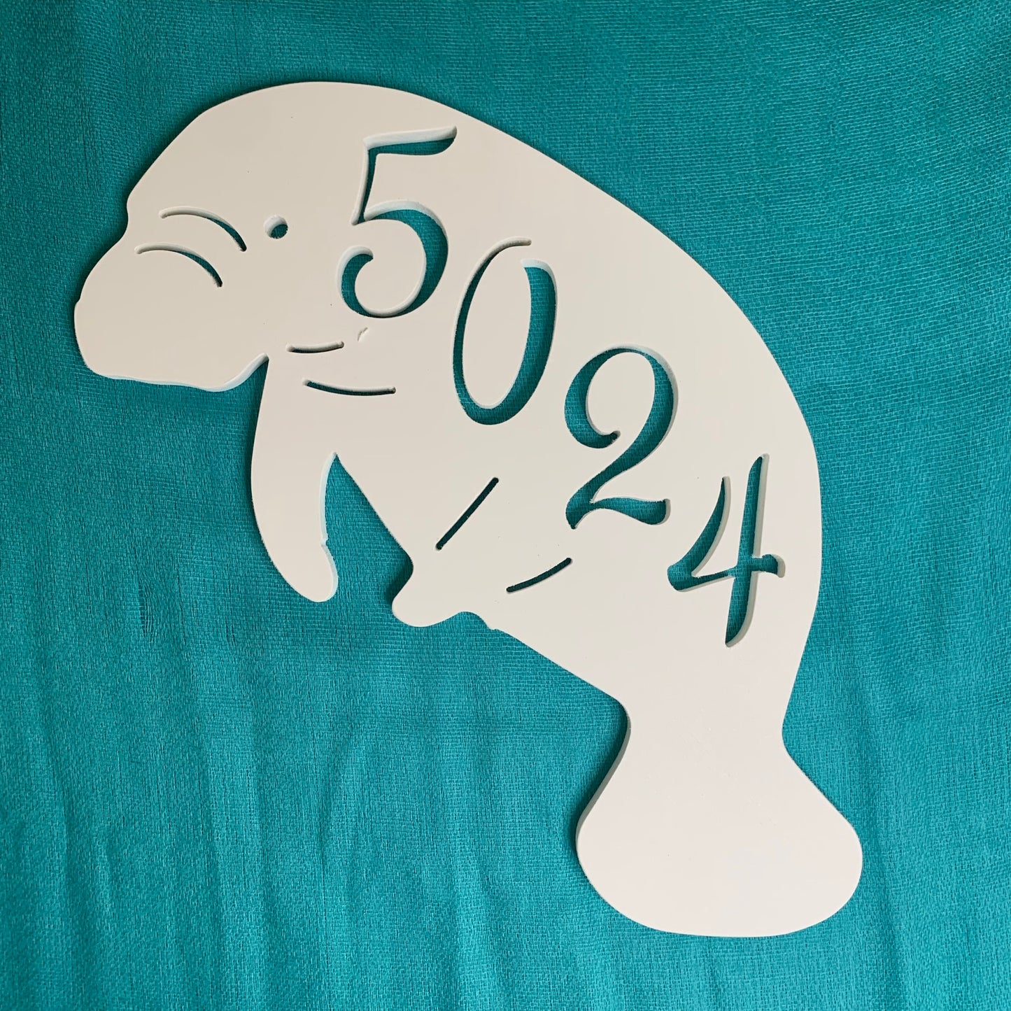 House Number Plaque - Manatee