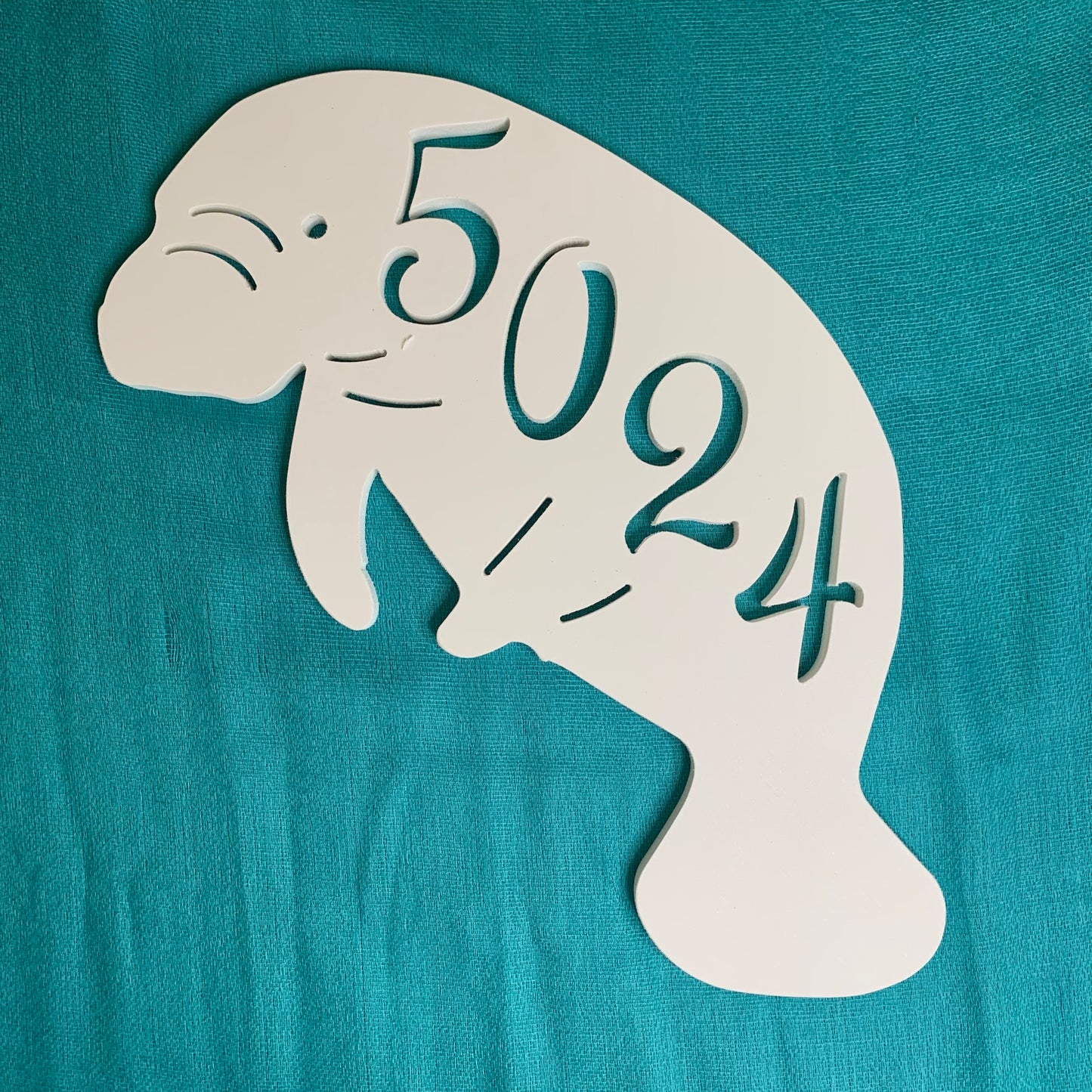 House Number Plaque - Manatee