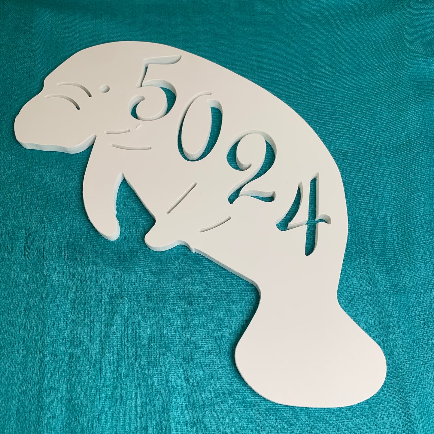 House Number Plaque - Manatee