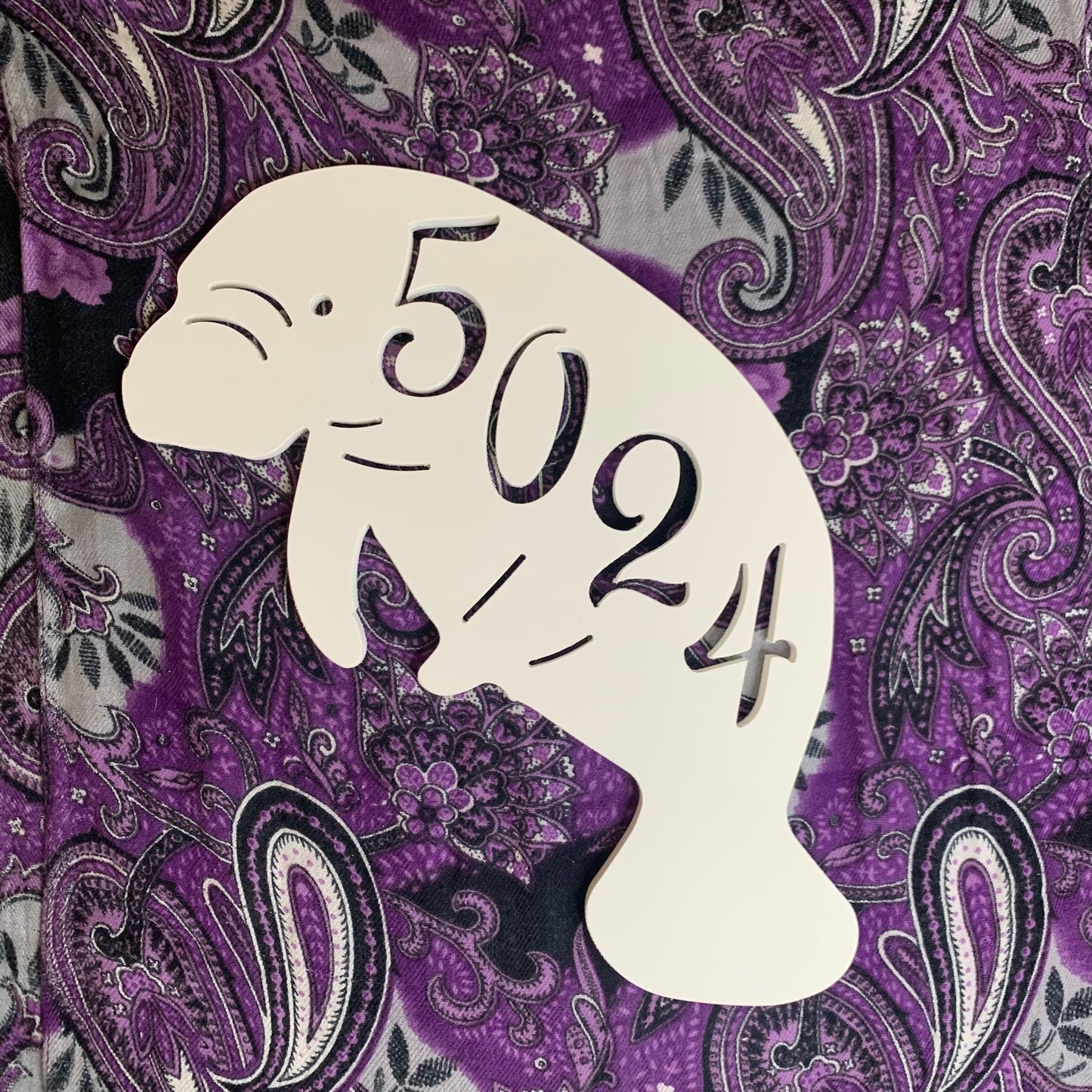 House Number Plaque - Manatee