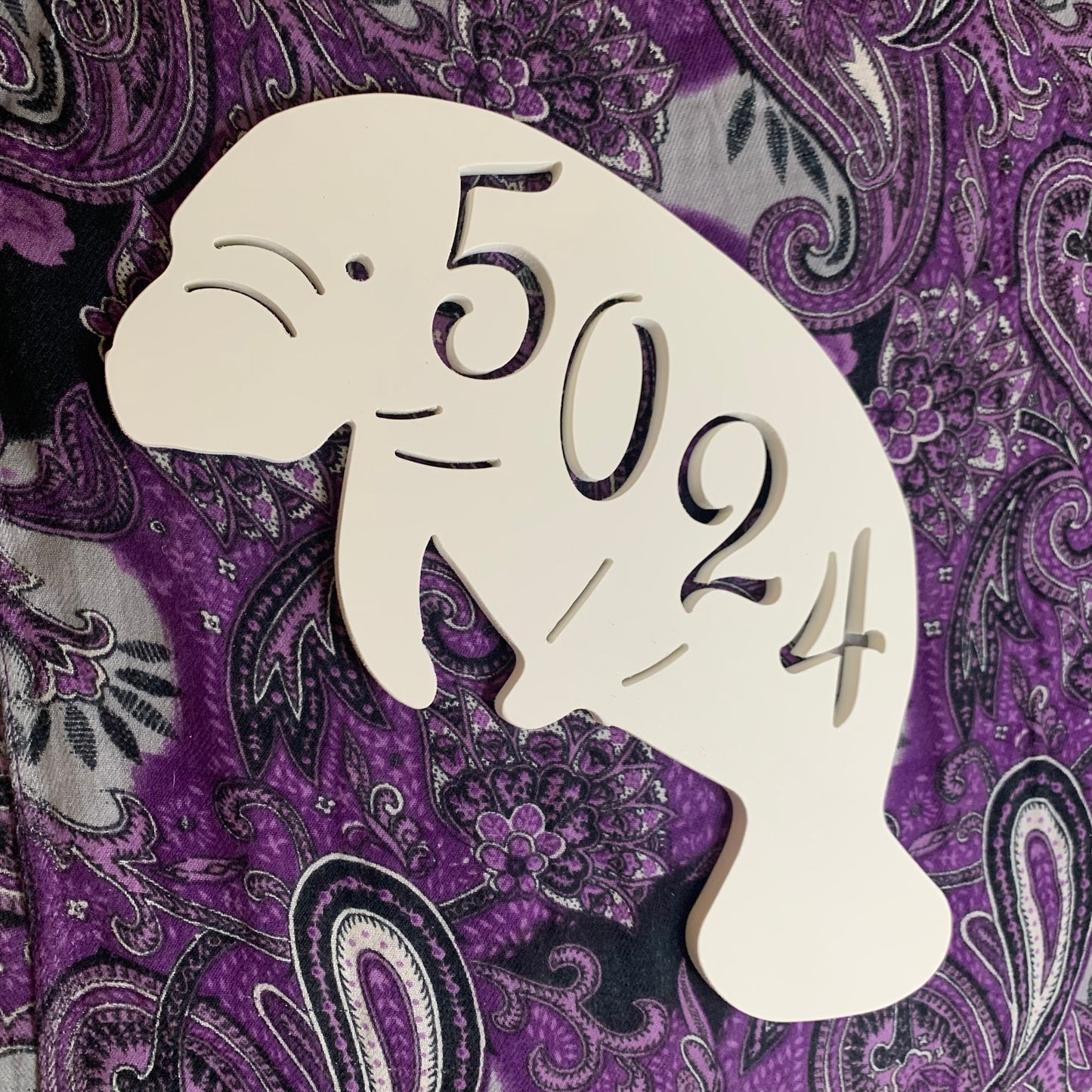 House Number Plaque - Manatee