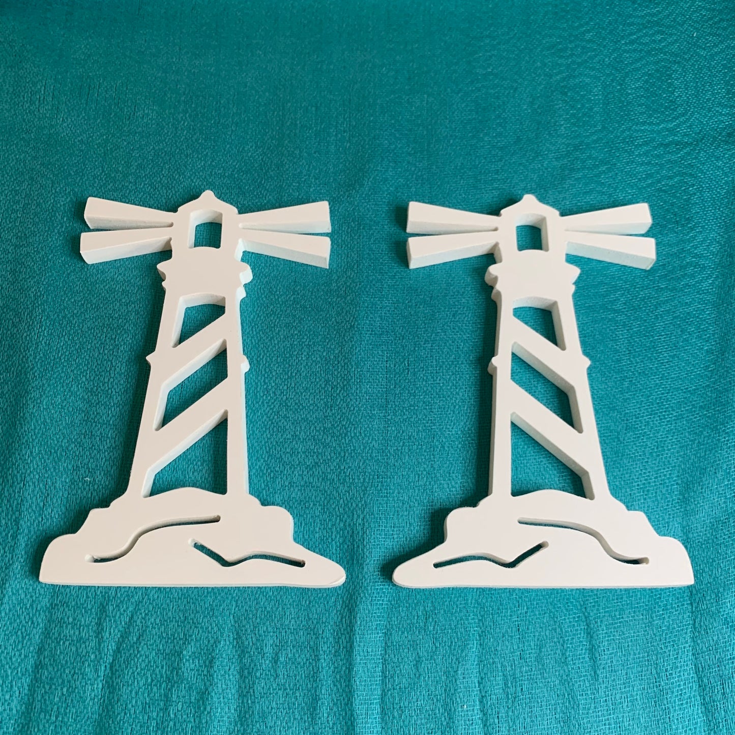 Shutter Embellishments - Lighthouse Wall Art Small approx 8" x 5", Custom, Outdoor Decor, Coastal, Tropical, Ships Free to Mainland USA