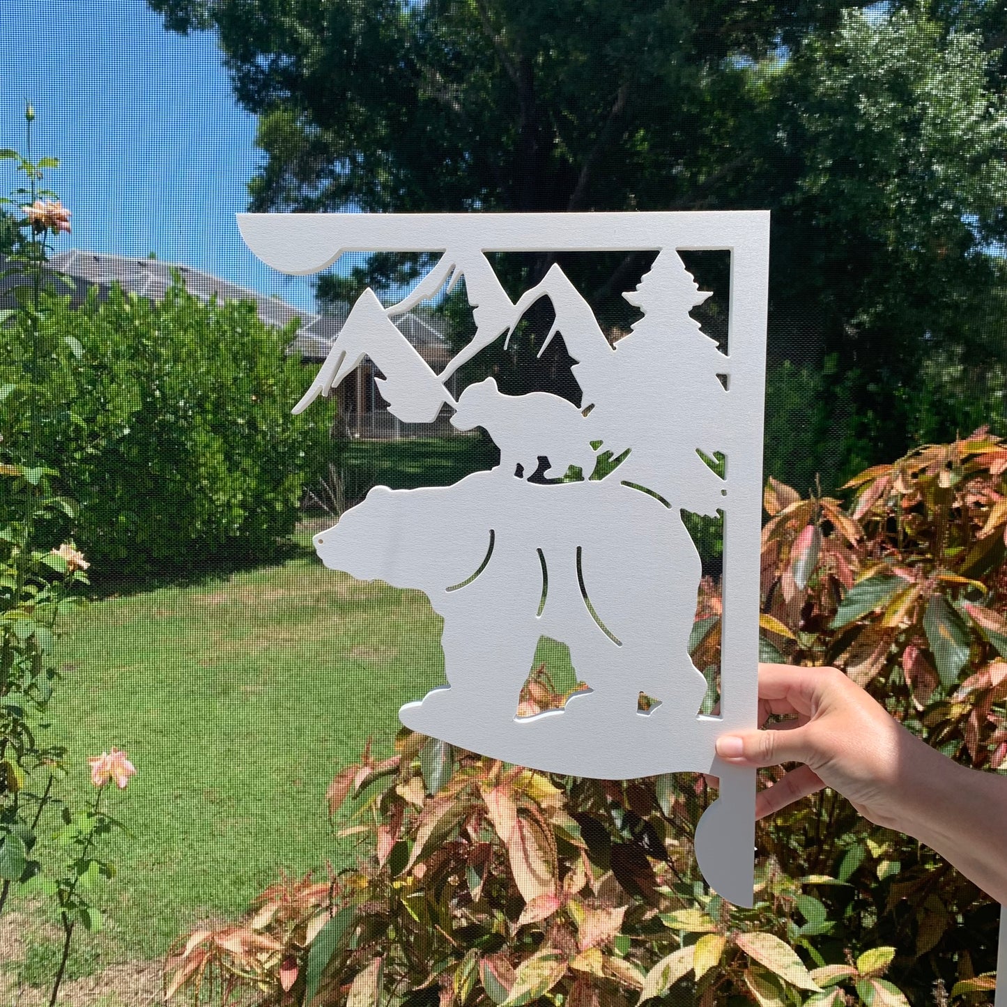 Mailbox Bracket - Bear Mountain - Medium 12" x 16"