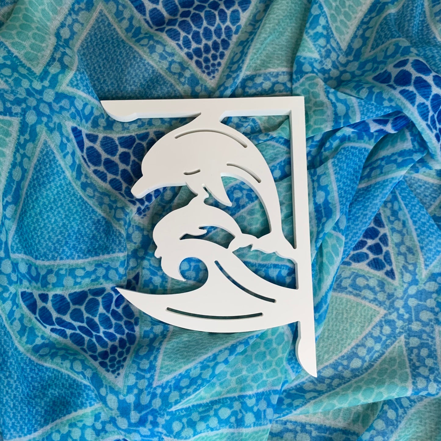 Mailbox Bracket - Dolphin with Baby - Small 7" x 9"