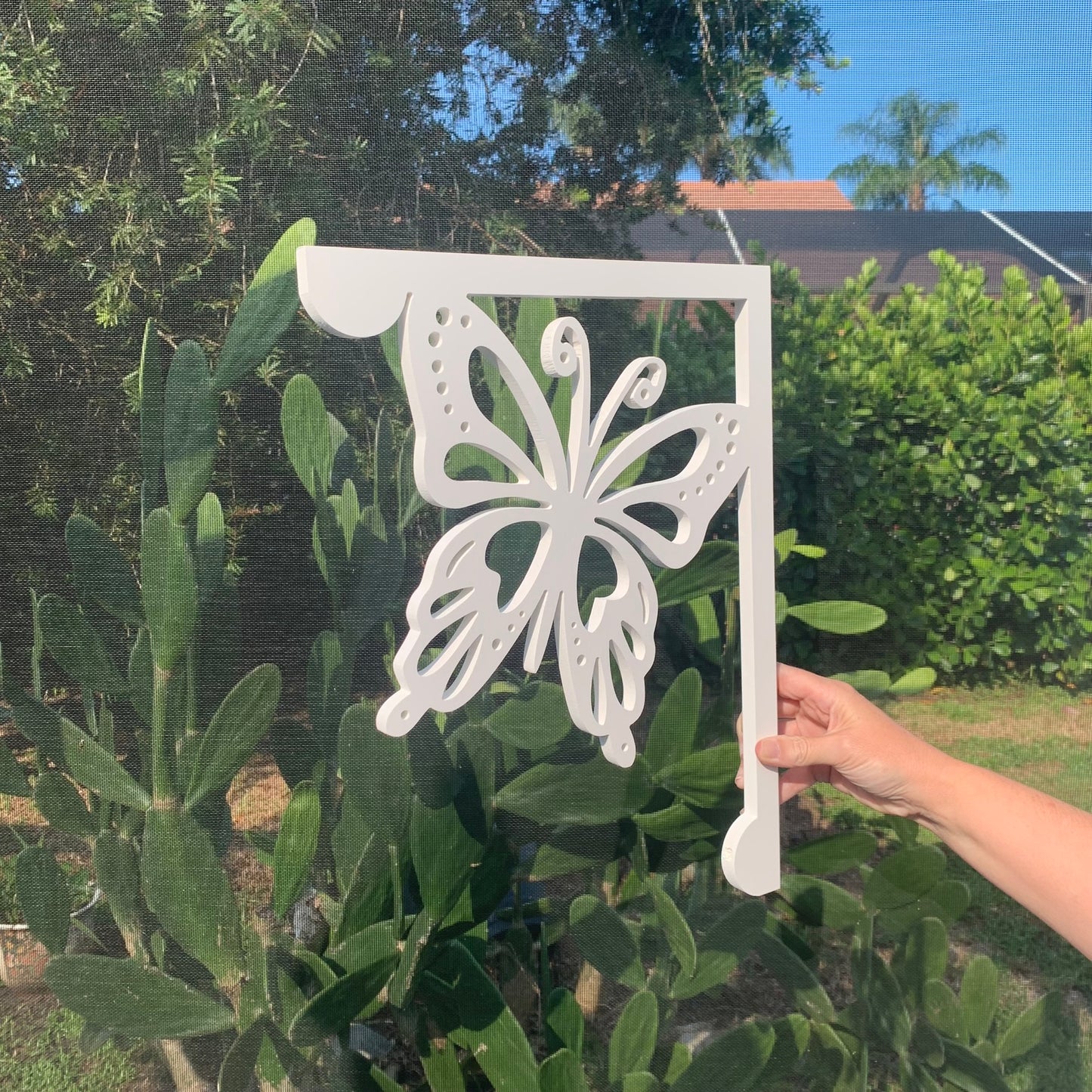 Mailbox Bracket - Butterfly - Large 16" x 21"