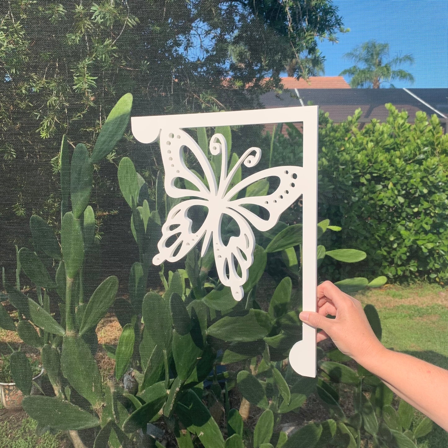 Mailbox Bracket - Butterfly - Large 16" x 21"