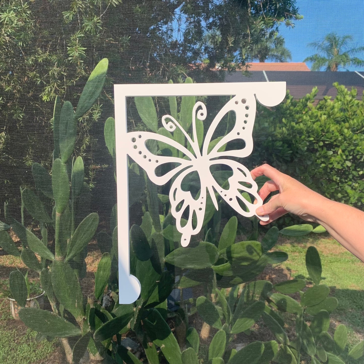 Mailbox Bracket - Butterfly - Large 16" x 21"