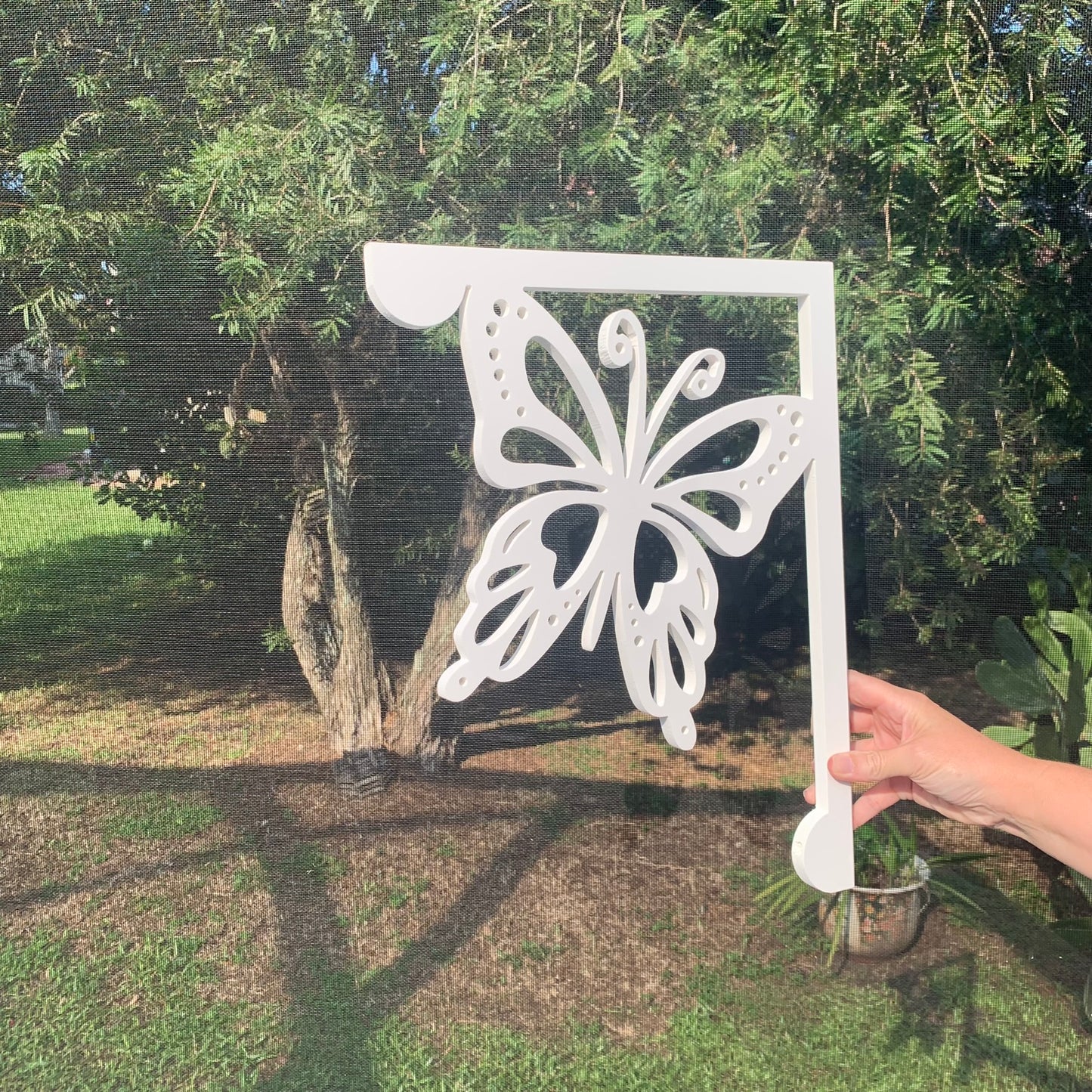 Mailbox Bracket - Butterfly - Large 16" x 21"