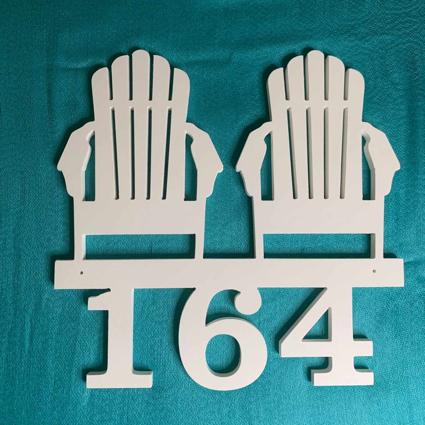 House Number Plaque - Adirondaks