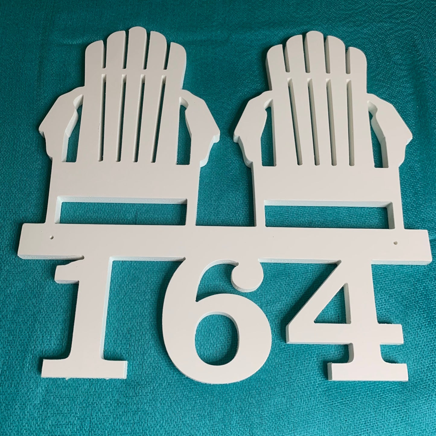 House Number Plaque - Adirondaks