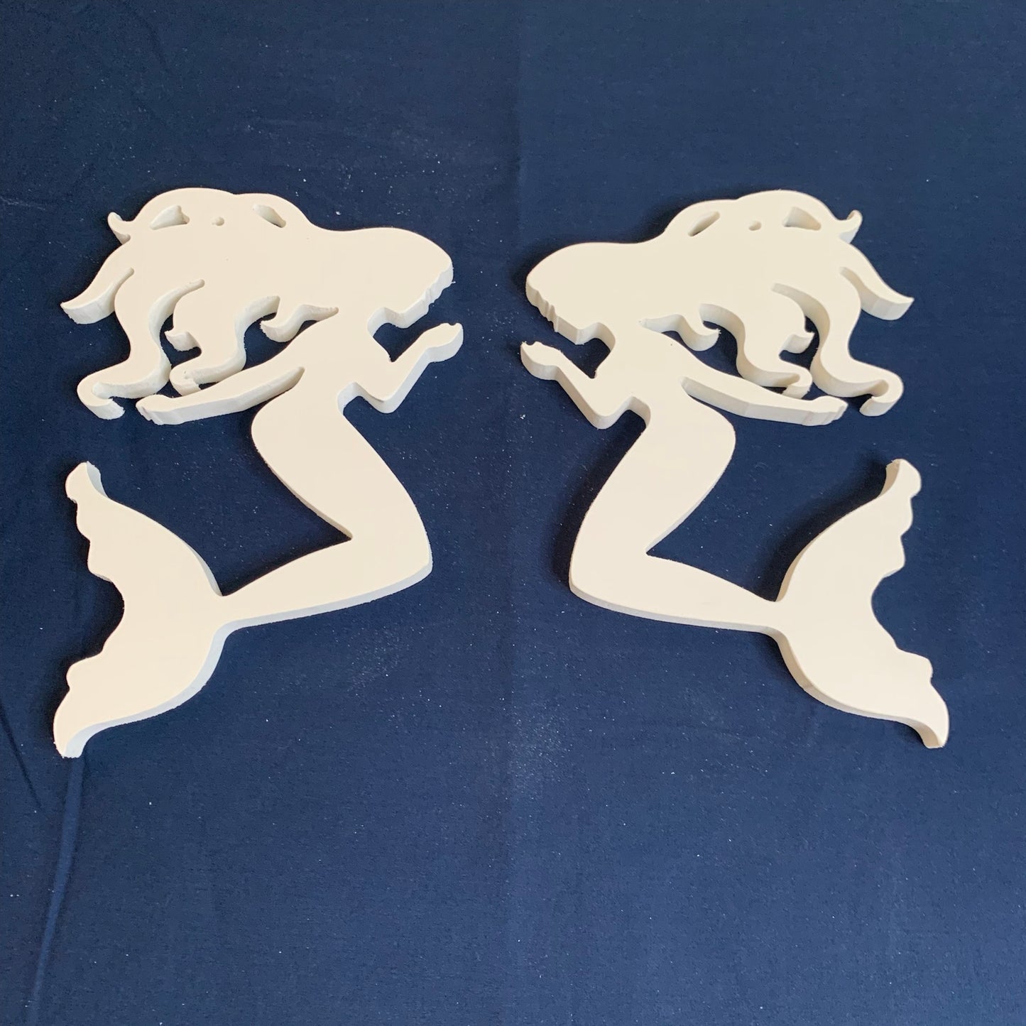 Shutter Embellishments - Mermaid Wall Art Small approx 8" x 5", Custom, Outdoor Decor, Coastal, Tropical, Ships Free to Mainland USA
