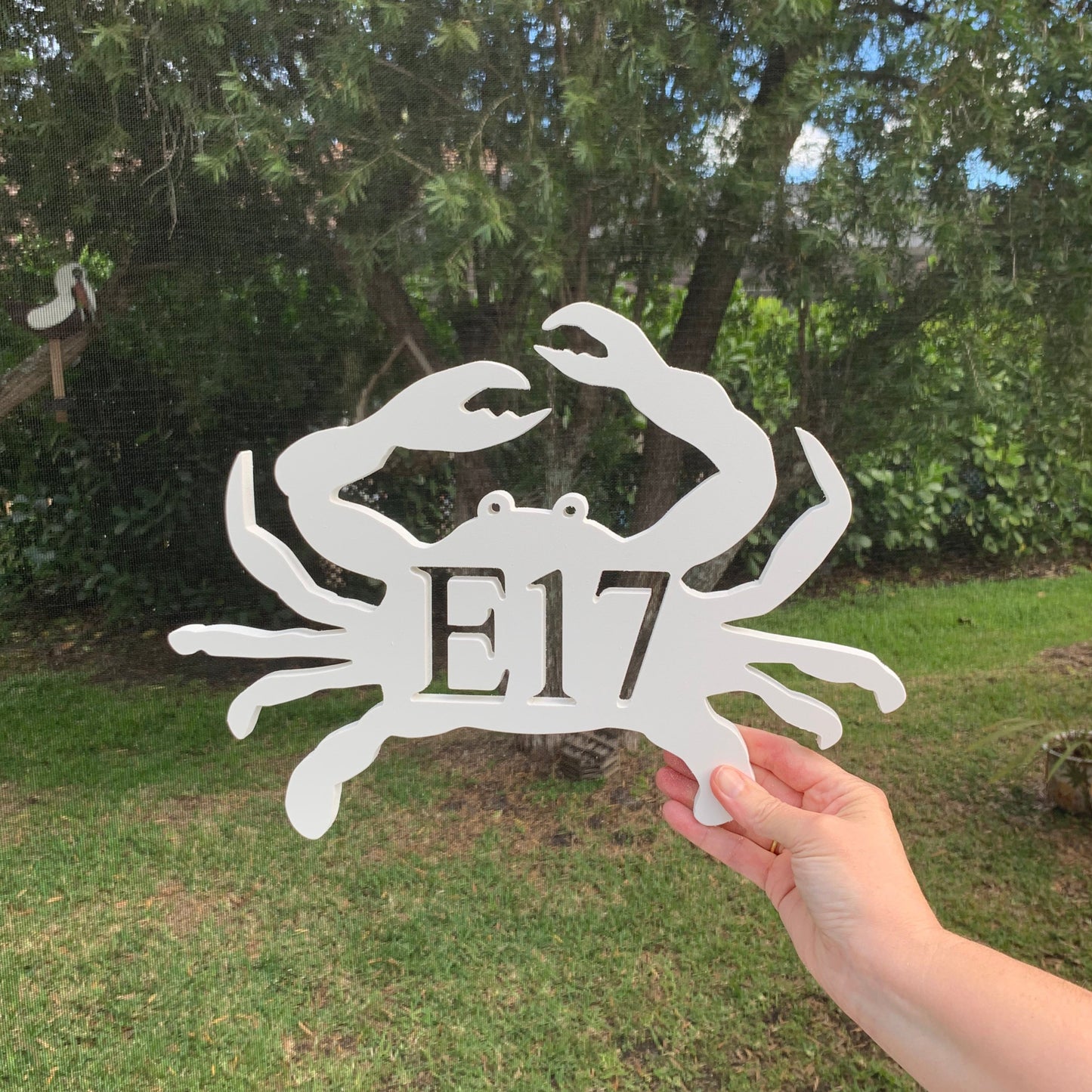 House Number Plaque - Crab