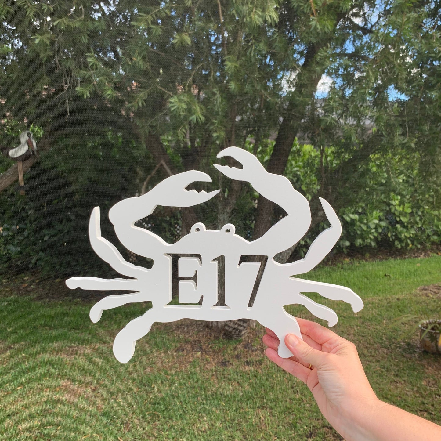 House Number Plaque - Crab