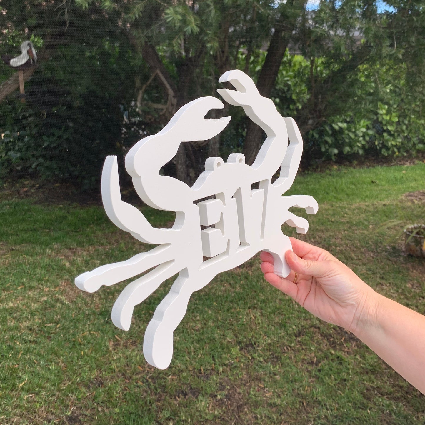 House Number Plaque - Crab