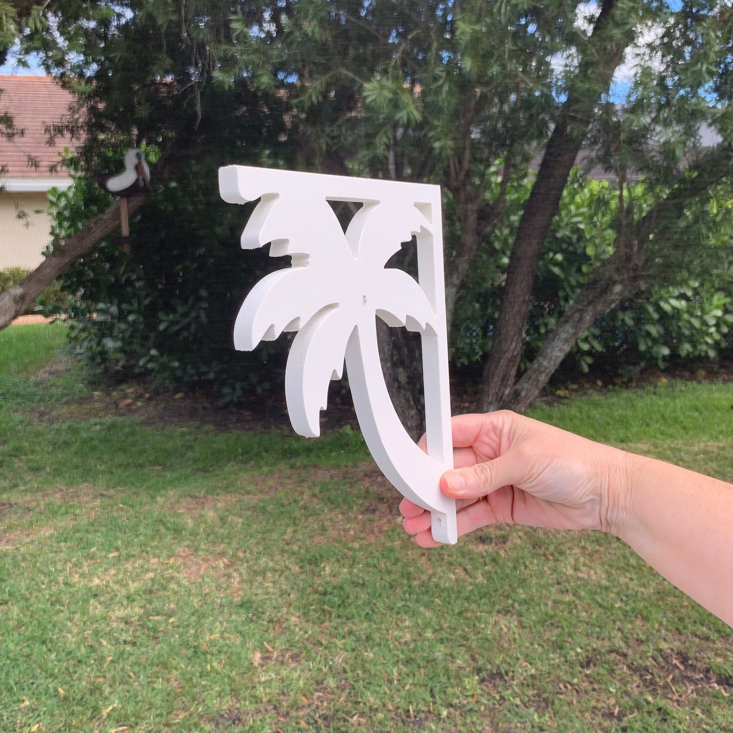 Mailbox Bracket - Palm Tree - Small 7" x 9"