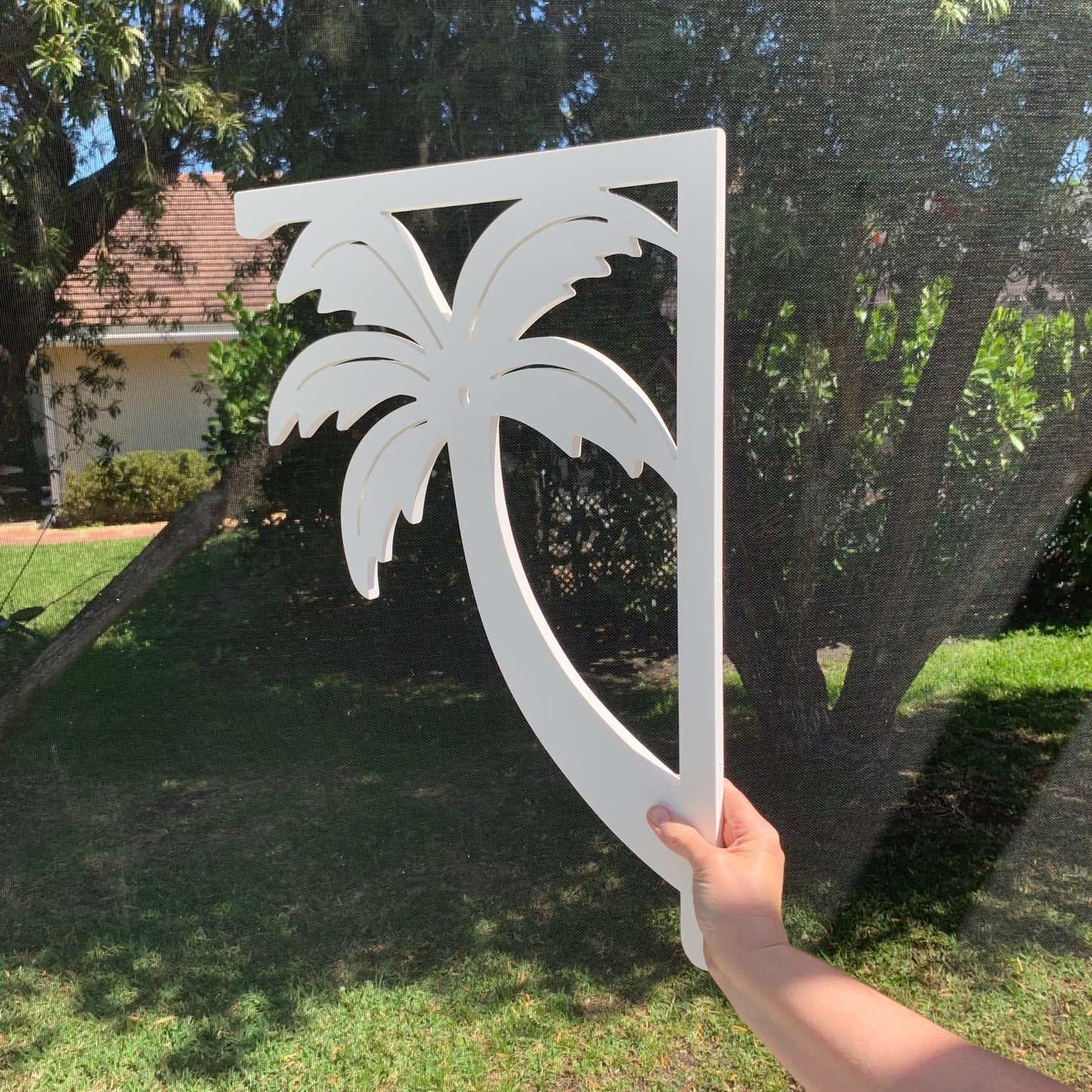 Mailbox Bracket - Palm Tree - Large 16" x21"
