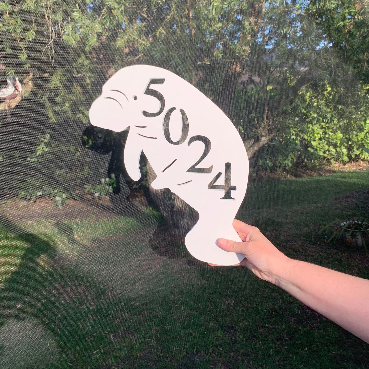 House Number Plaque - Manatee
