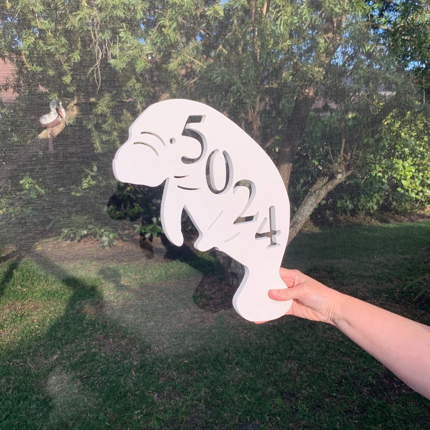 House Number Plaque - Manatee