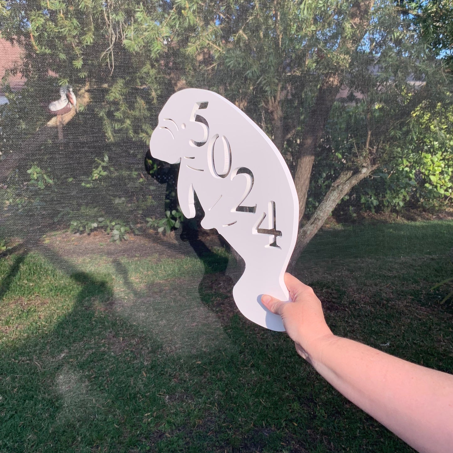 House Number Plaque - Manatee