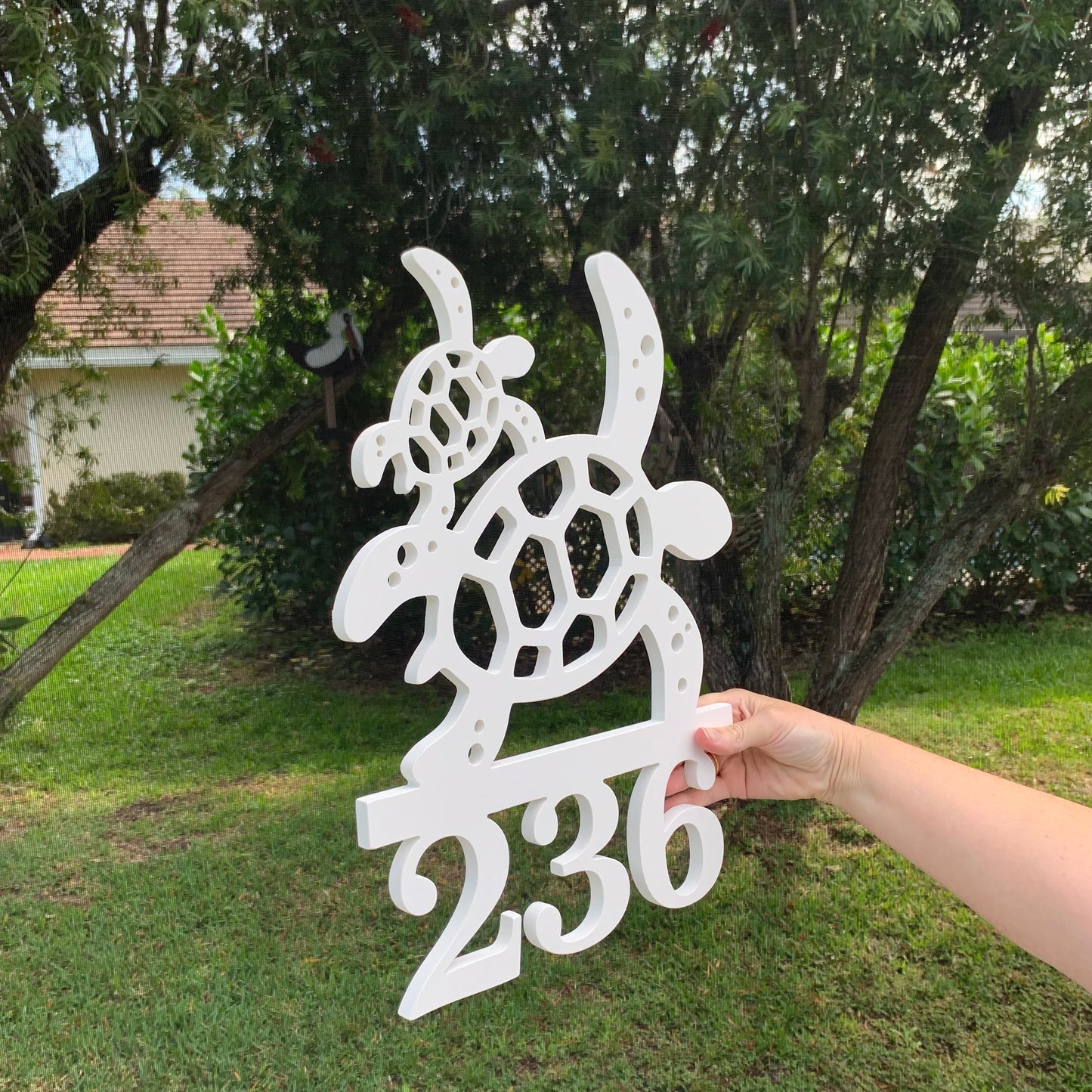 House Number Sign, Turtle
