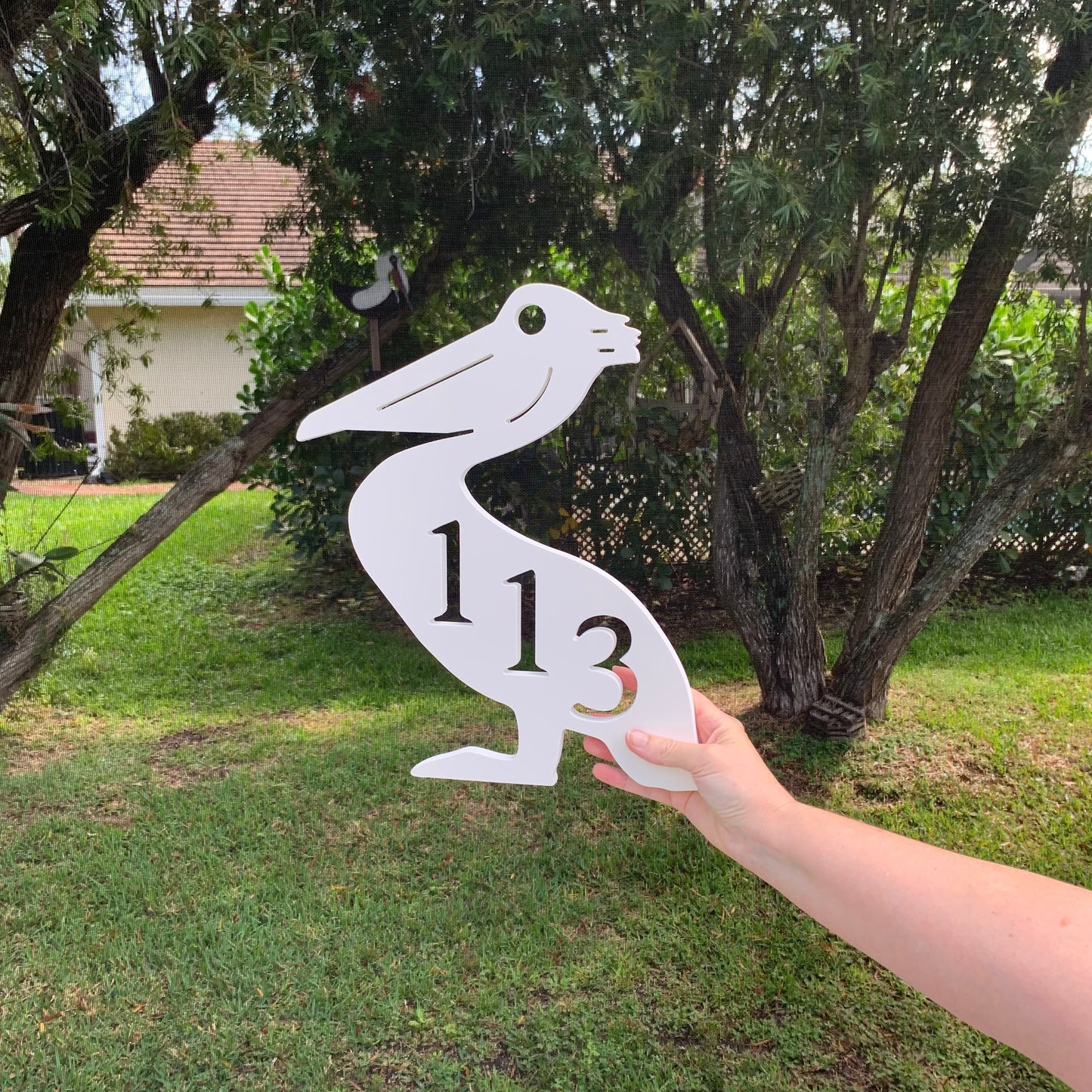 House Number Plaque - Pelican