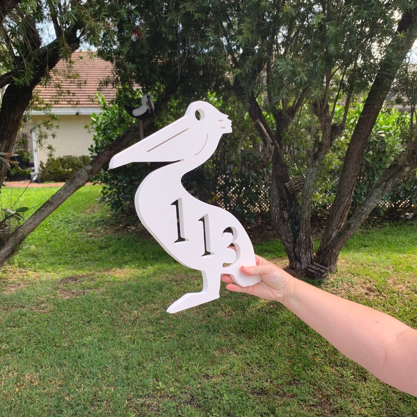 House Number Plaque - Pelican