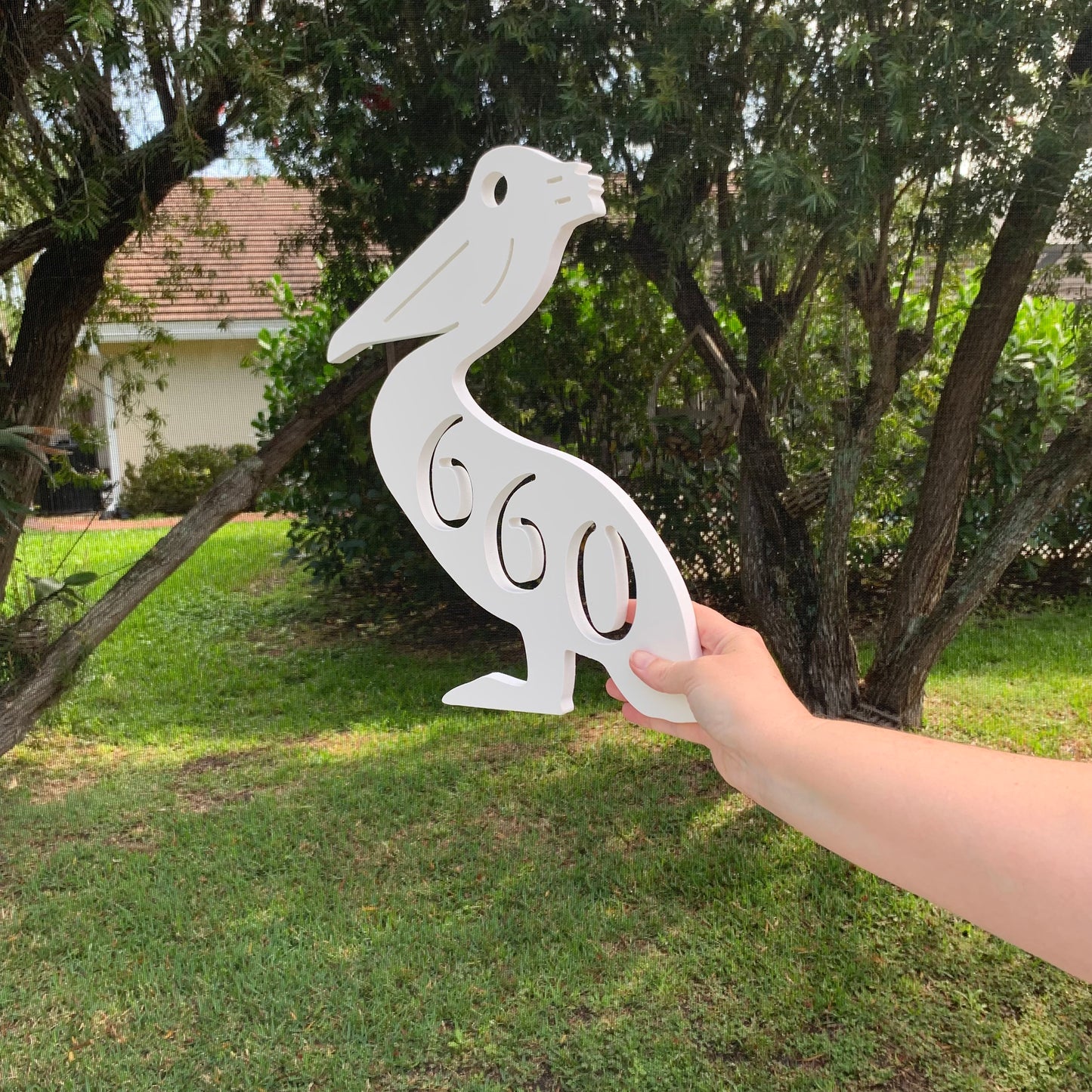 House Number Plaque - Pelican