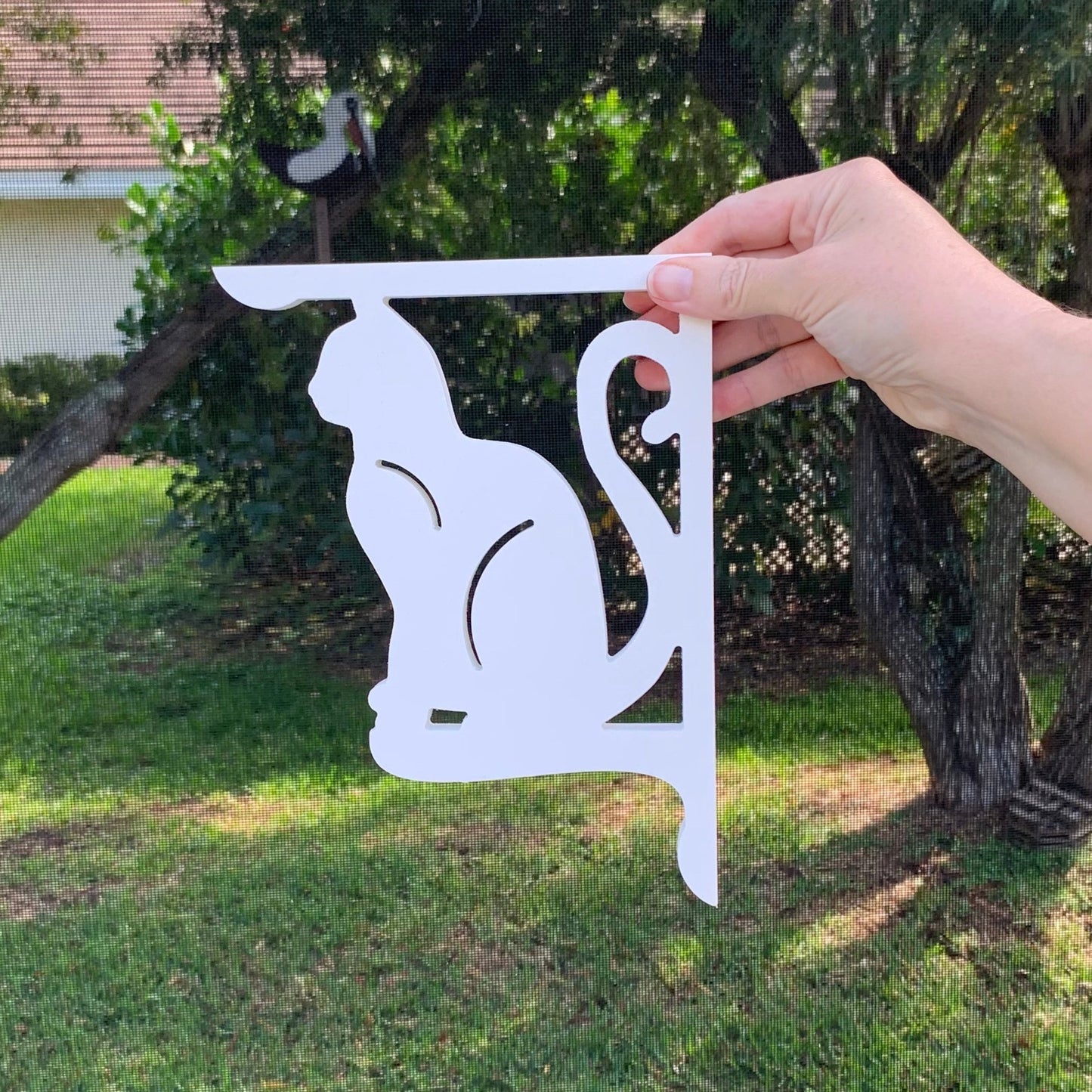 Mailbox Bracket - Cat - Small 7" x 9"
