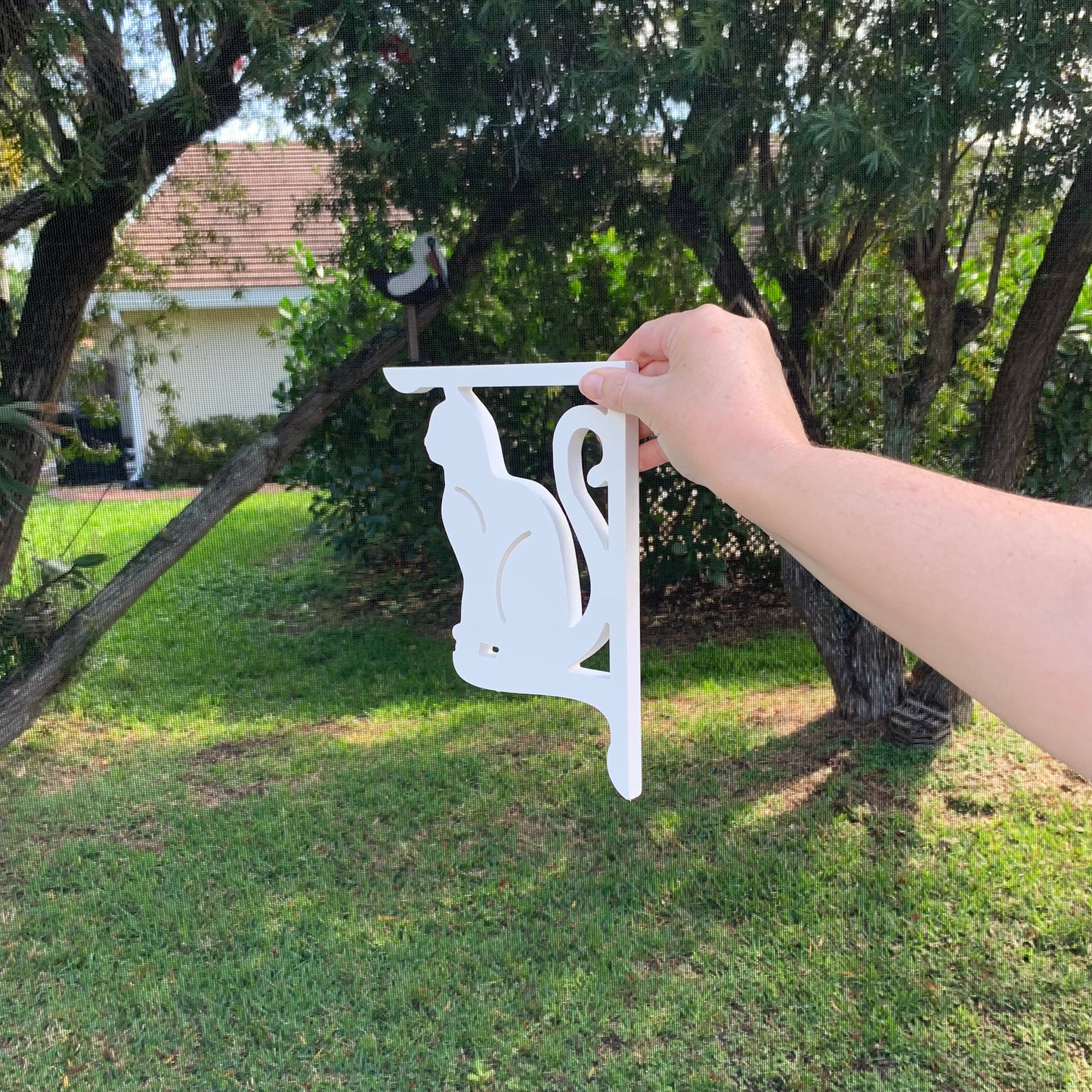 Mailbox Bracket - Cat - Small 7" x 9"