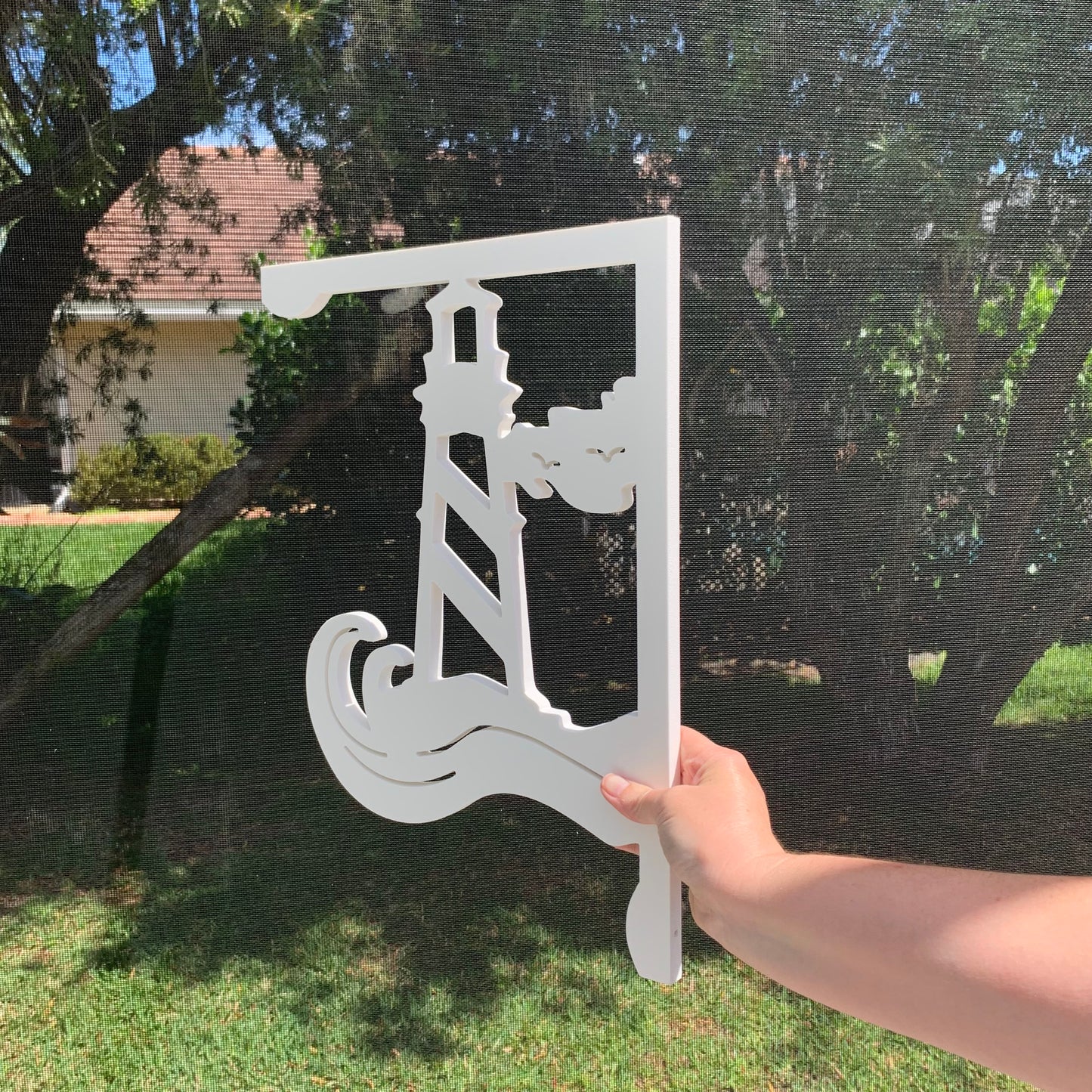 Mailbox Bracket - Lighthouse - Medium 12" x 16"