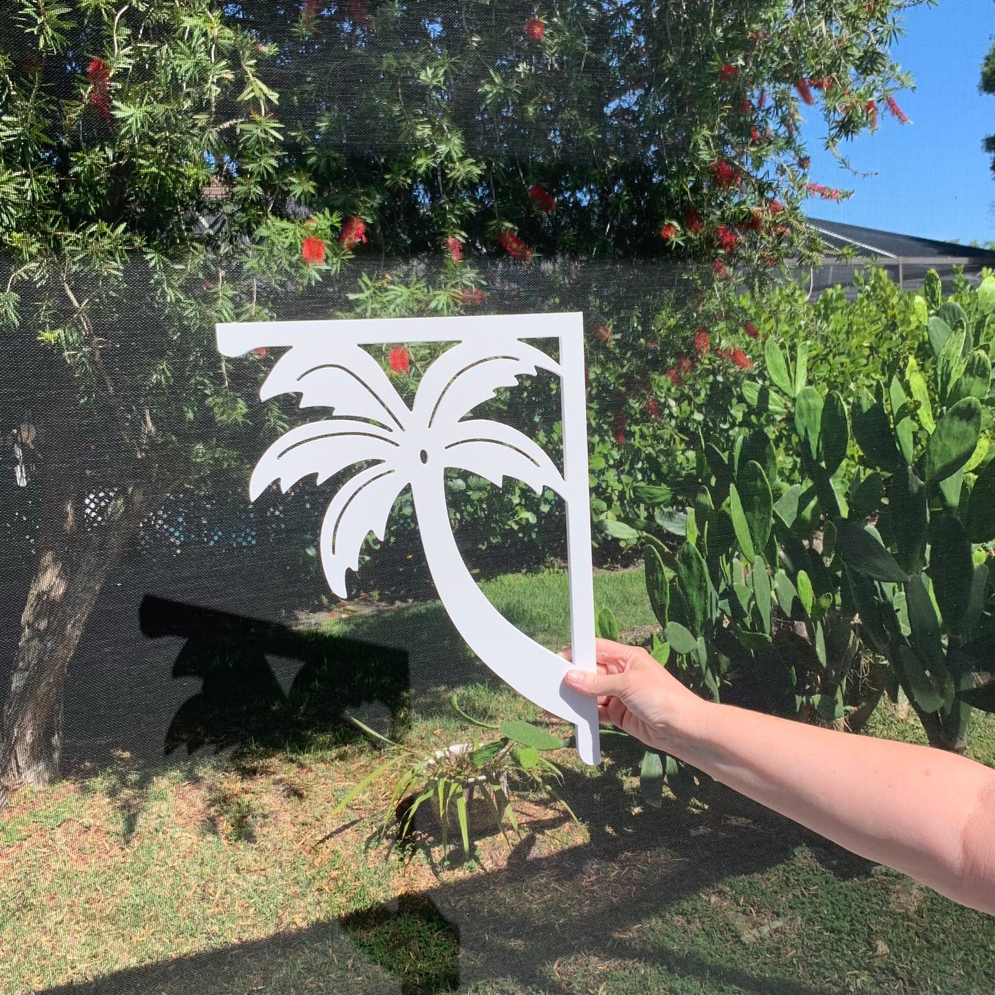 Mailbox Bracket - Palm Tree - Medium 12" x 16"