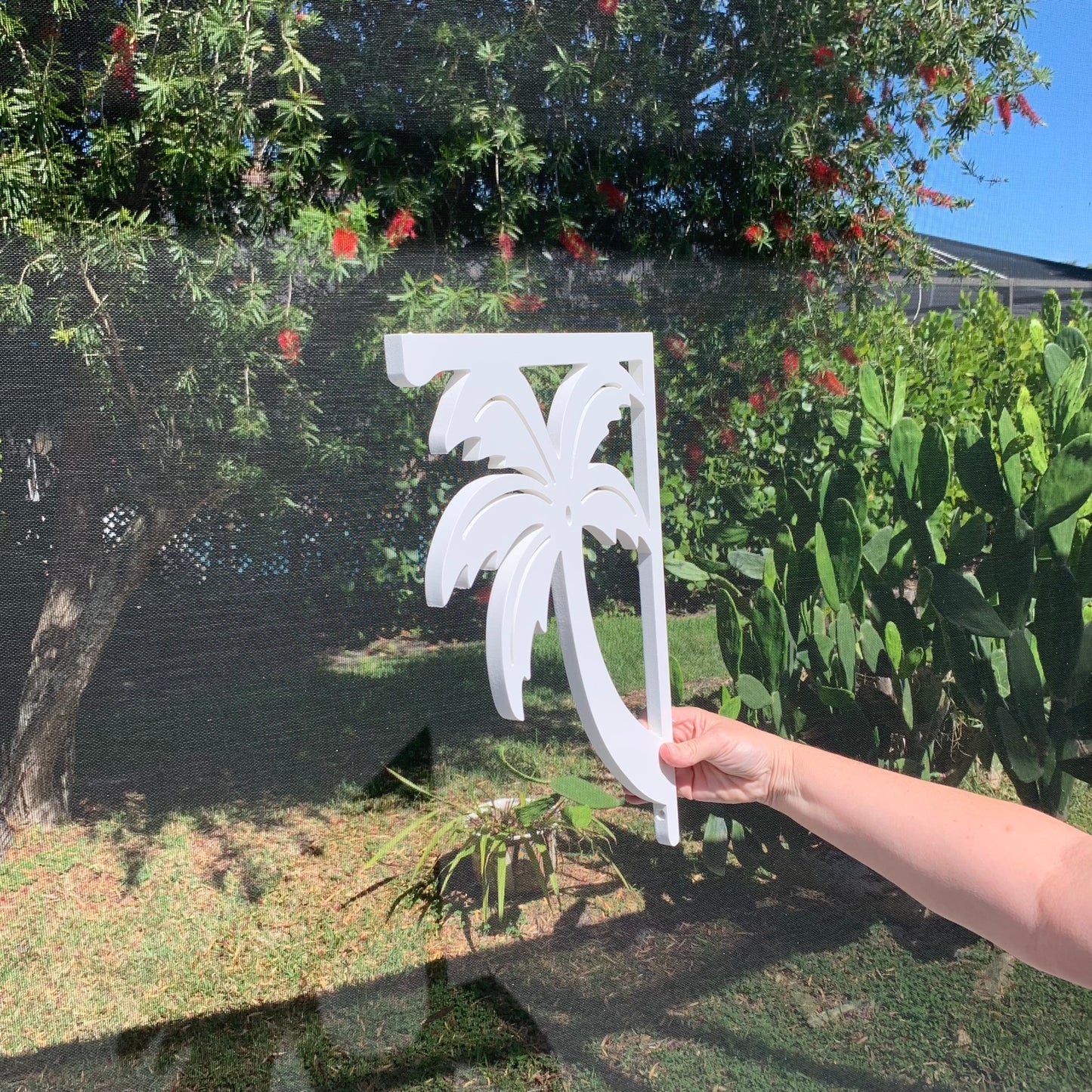 Mailbox Bracket - Palm Tree - Medium 12" x 16"