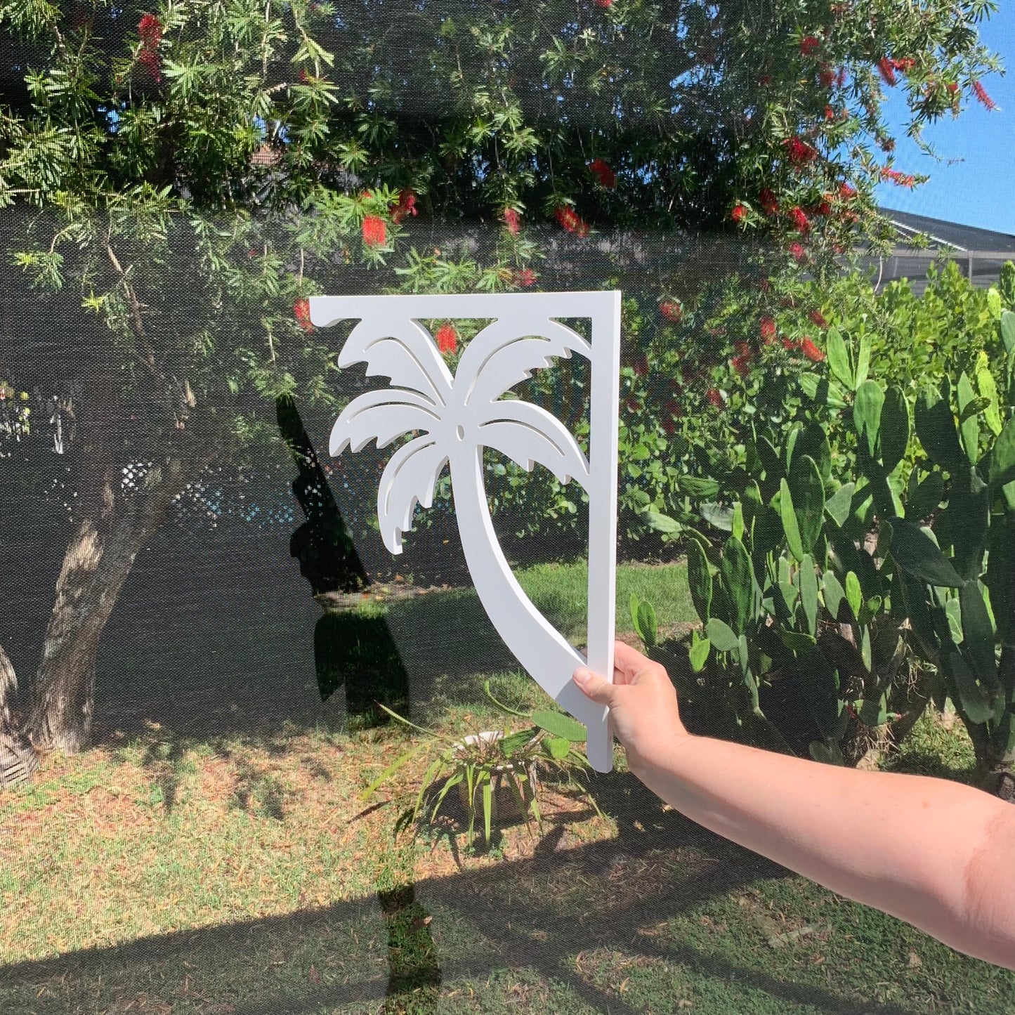 Mailbox Bracket - Palm Tree - Medium 12" x 16"