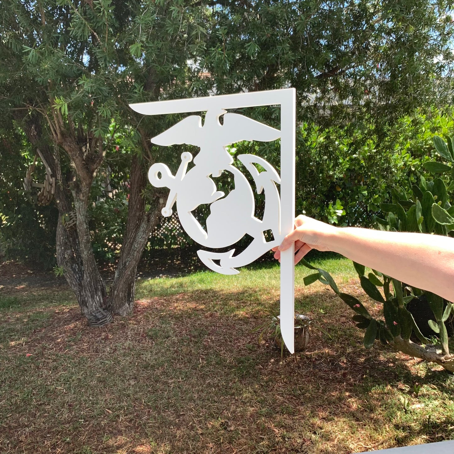 Mailbox Bracket - Marine Corps - Large 16" x21"