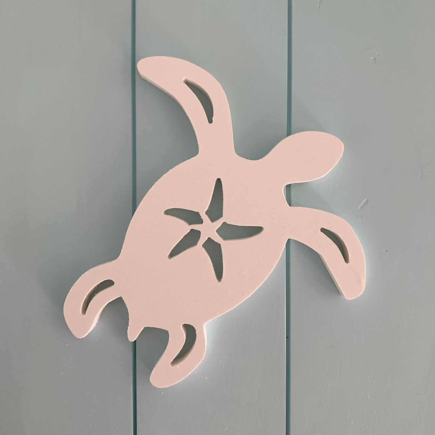 Shutter Embellishments - Turtle W/Star Wall Art Small approx 8X5, Custom, Outdoor Decor, Tropical, Ships Free to Mainland USA
