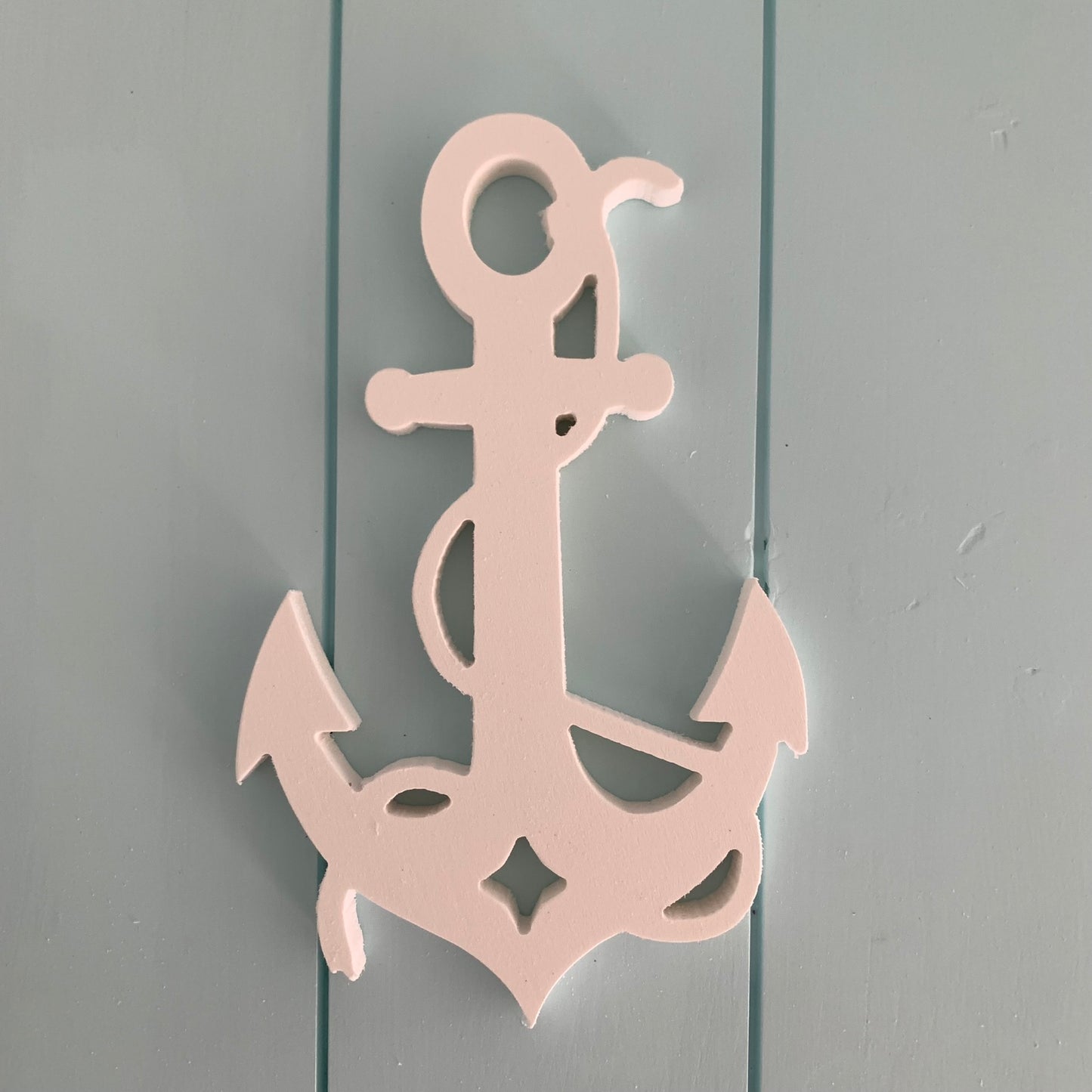 Shutter Embellishments - Anchor with Rope Wall Art Small approx 8" x 5", Custom, Outdoor Decor, Coastal, Tropical, Ships Free to Mainland USA