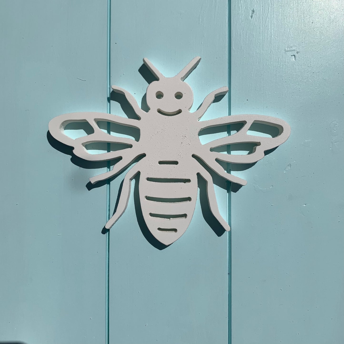 Shutter Embellishments - Bee Wall Art Small approx 8"x 6.5", Custom, Outdoor Decor, Coastal, Tropical, Ships Free to Mainland USA