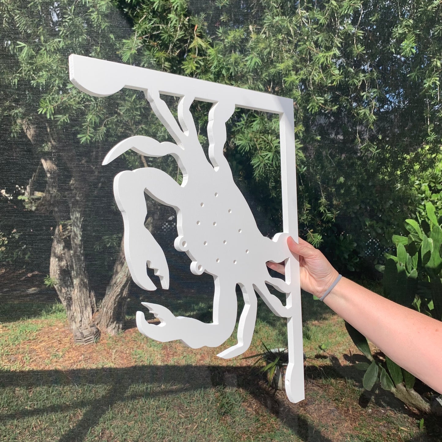 Mailbox Bracket - Crab - Large 16" x 21"