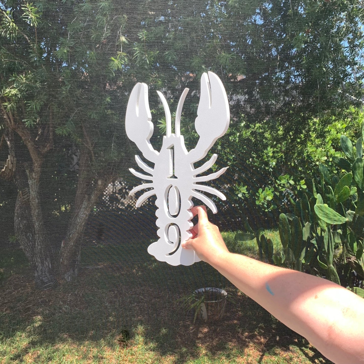 House Number Plaque - Lobster