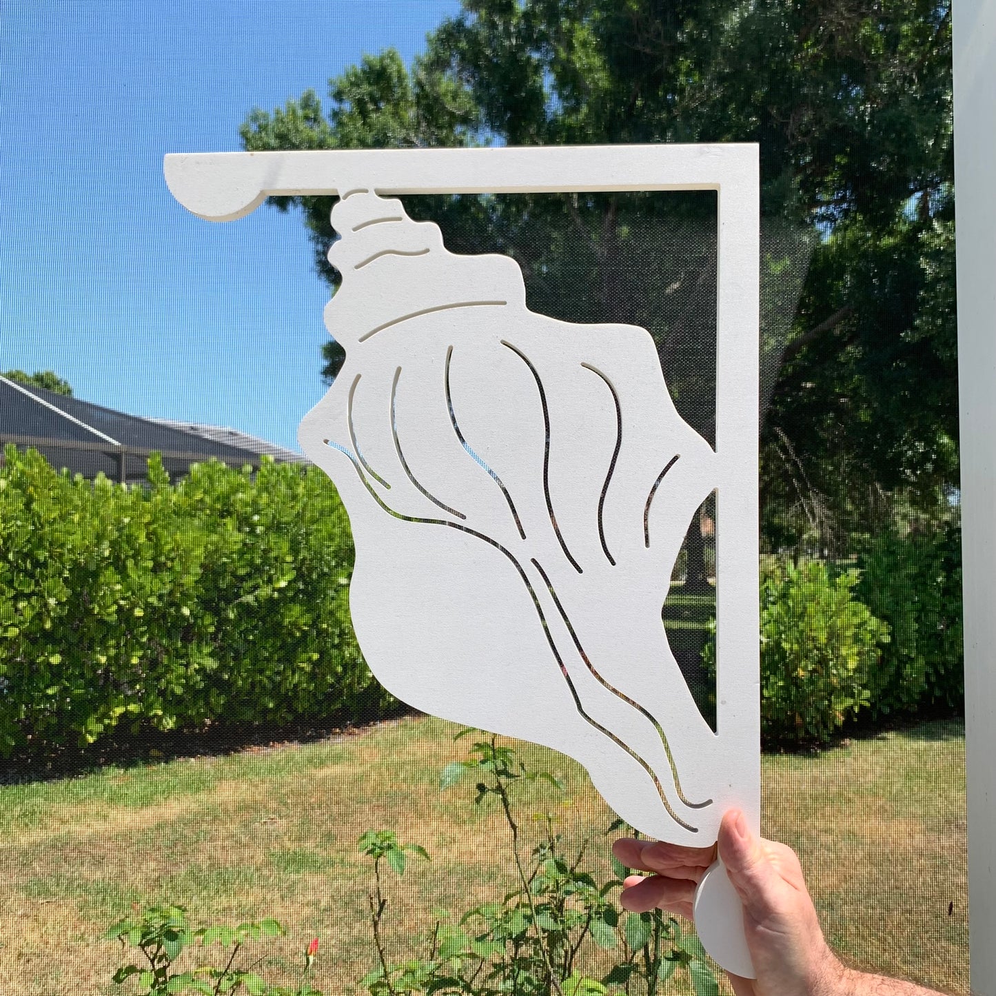 Mailbox Bracket - Conch - Large 16" x 21"
