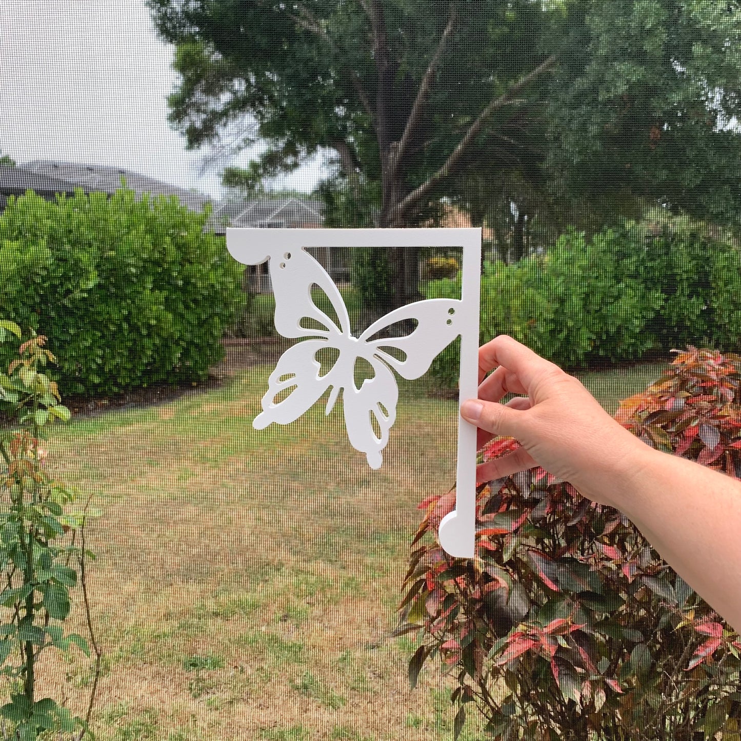 Mailbox Bracket - Butterfly - Small 7" x 9"