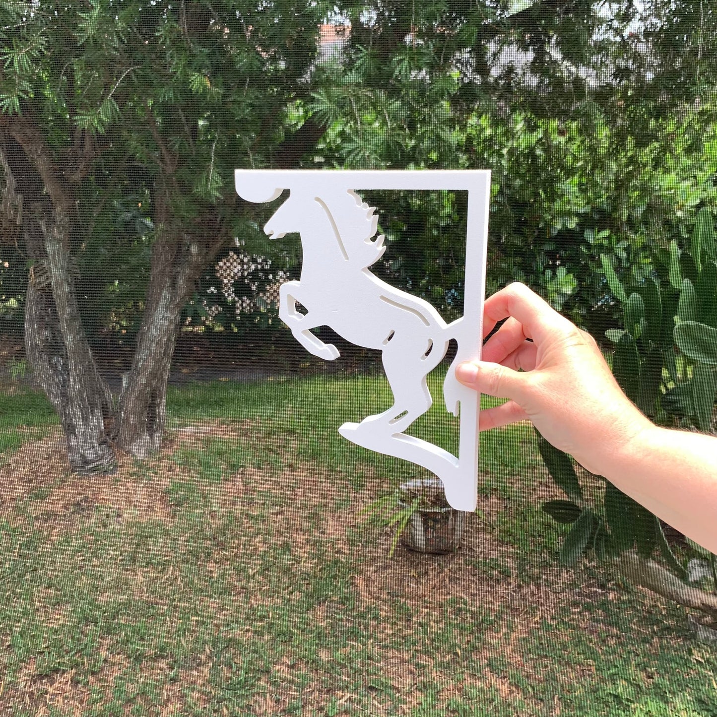 Mailbox Bracket - Horse- Small 7" x 9"