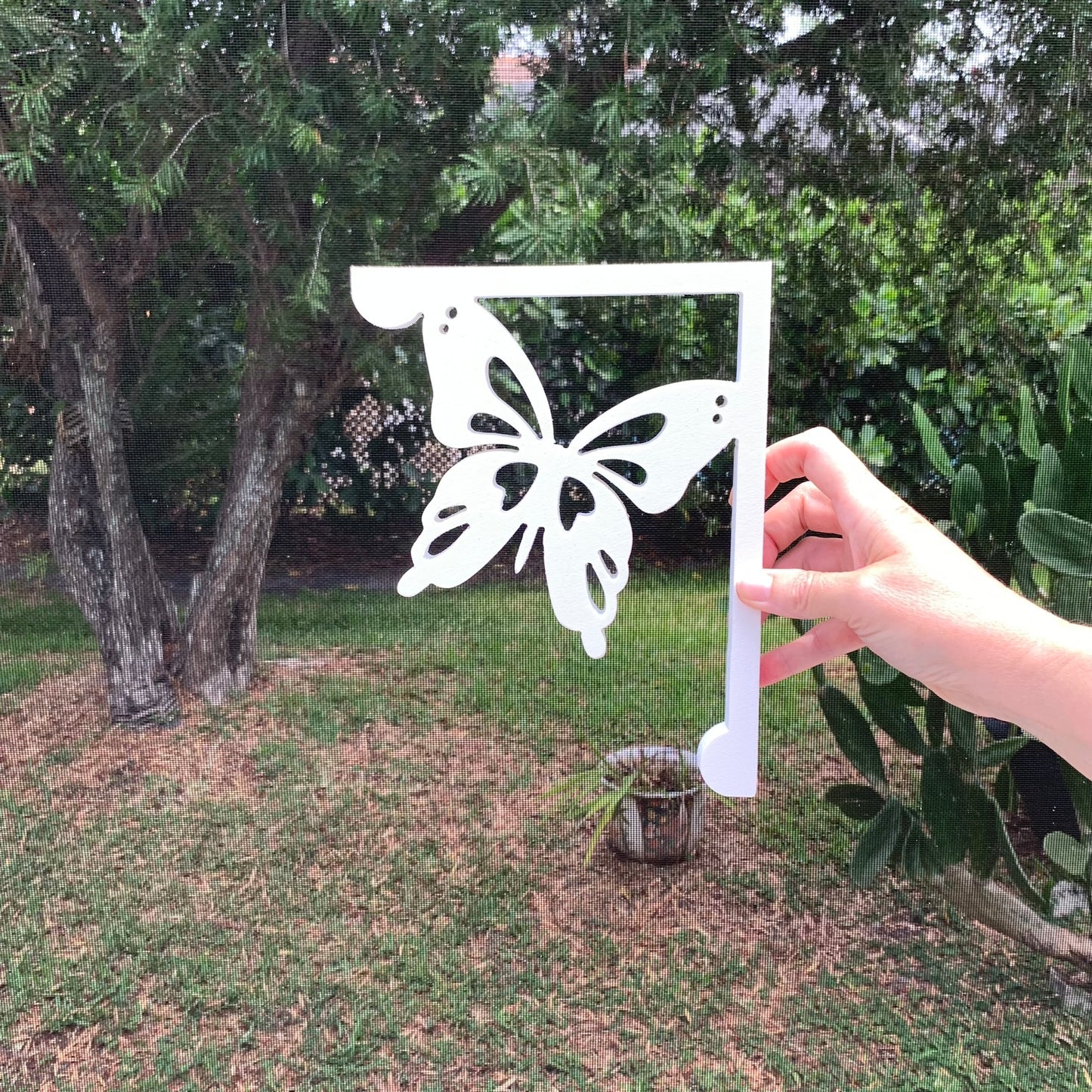 Mailbox Bracket - Butterfly - Small 7" x 9"
