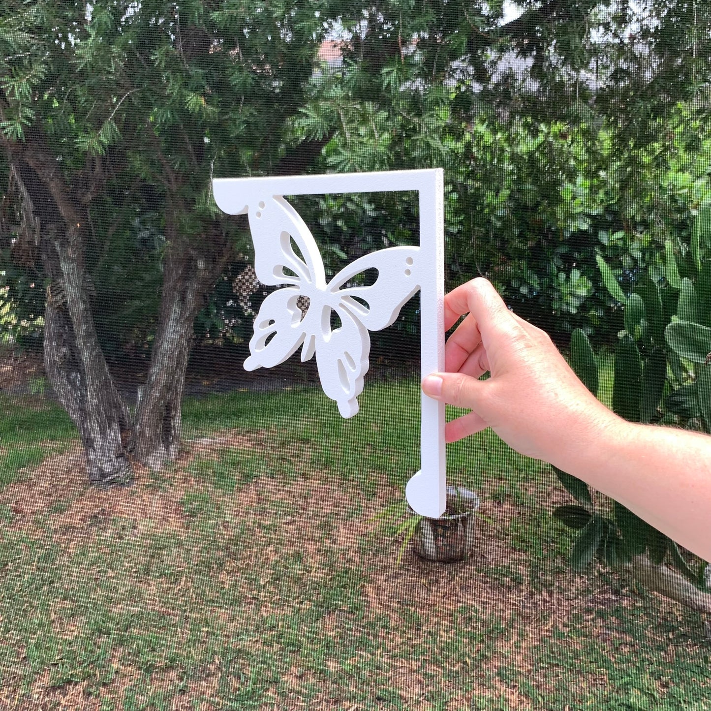 Mailbox Bracket - Butterfly - Small 7" x 9"