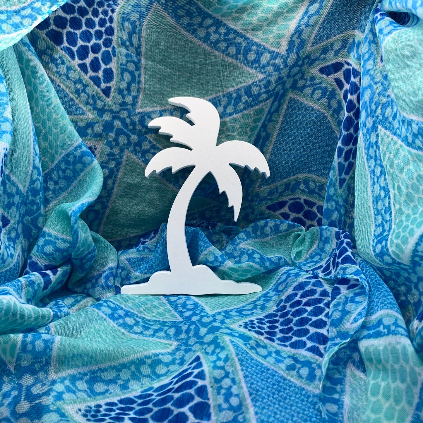 Shutter Embellishments - Palm Tree Island Wall Art Small approx 8" x 5", Custom, Outdoor Decor, Coastal, Tropical, Ships Free to Mainland USA