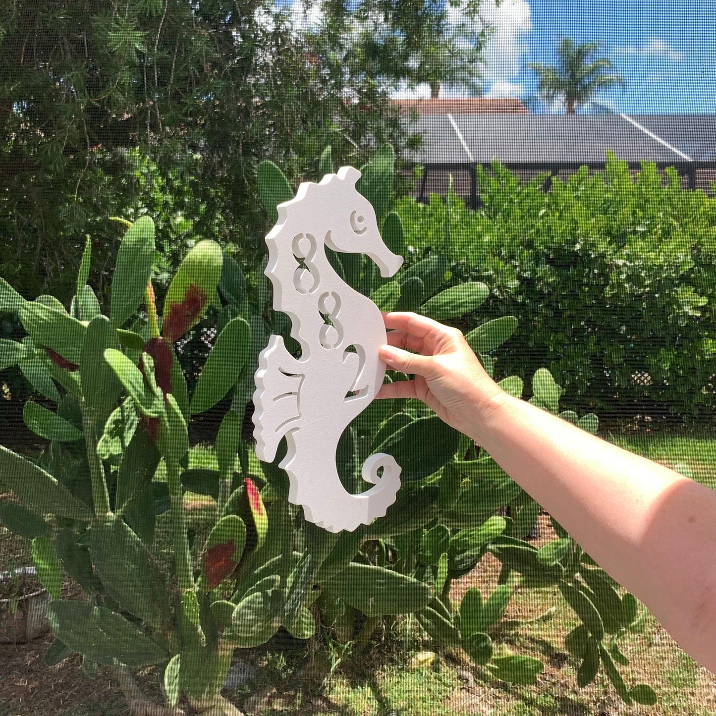 House Number Plaque - Seahorse