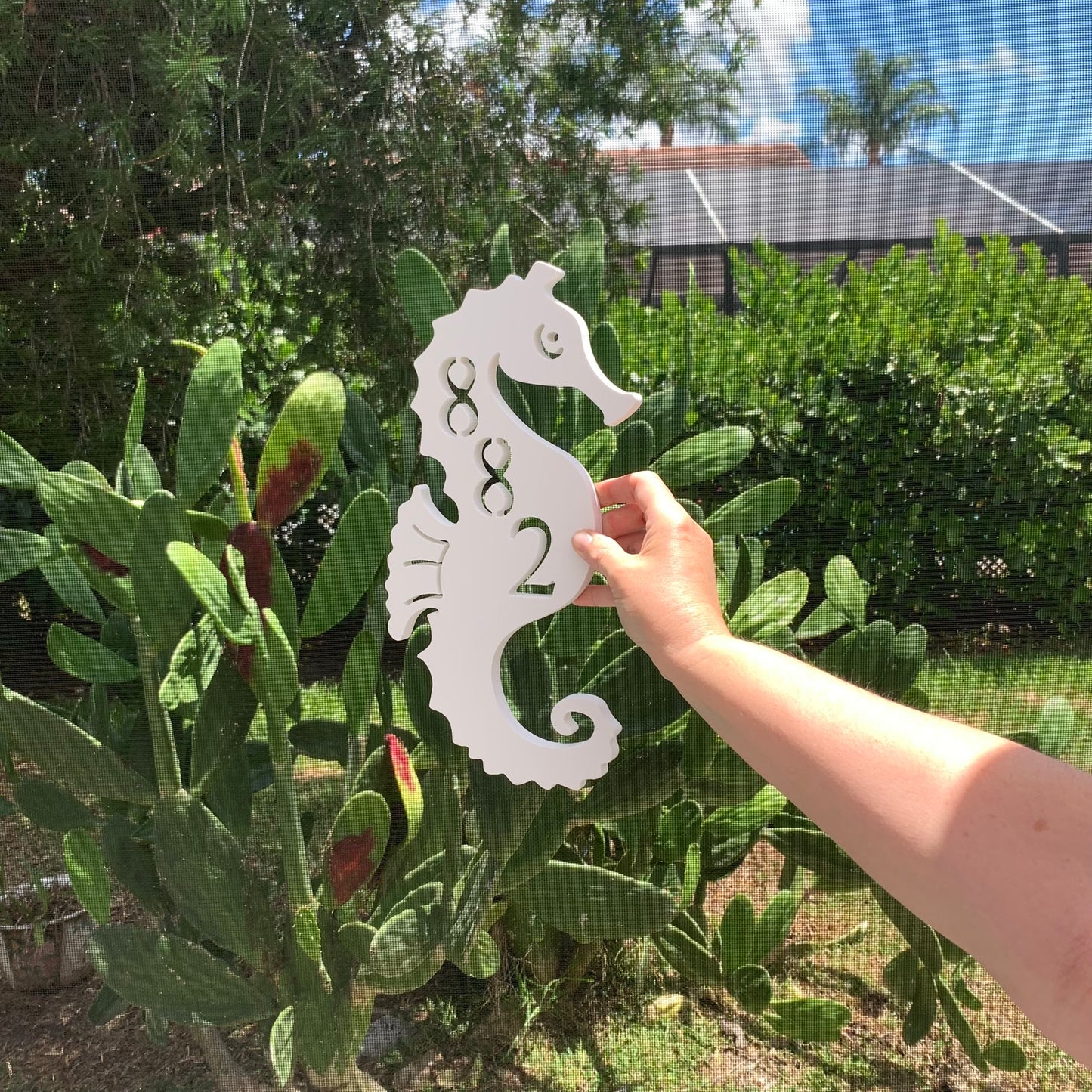 House Number Plaque - Seahorse