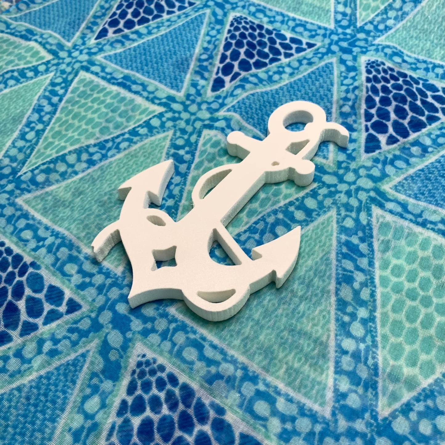 Shutter Embellishments - Anchor with Rope Wall Art Small approx 8" x 5", Custom, Outdoor Decor, Coastal, Tropical, Ships Free to Mainland USA