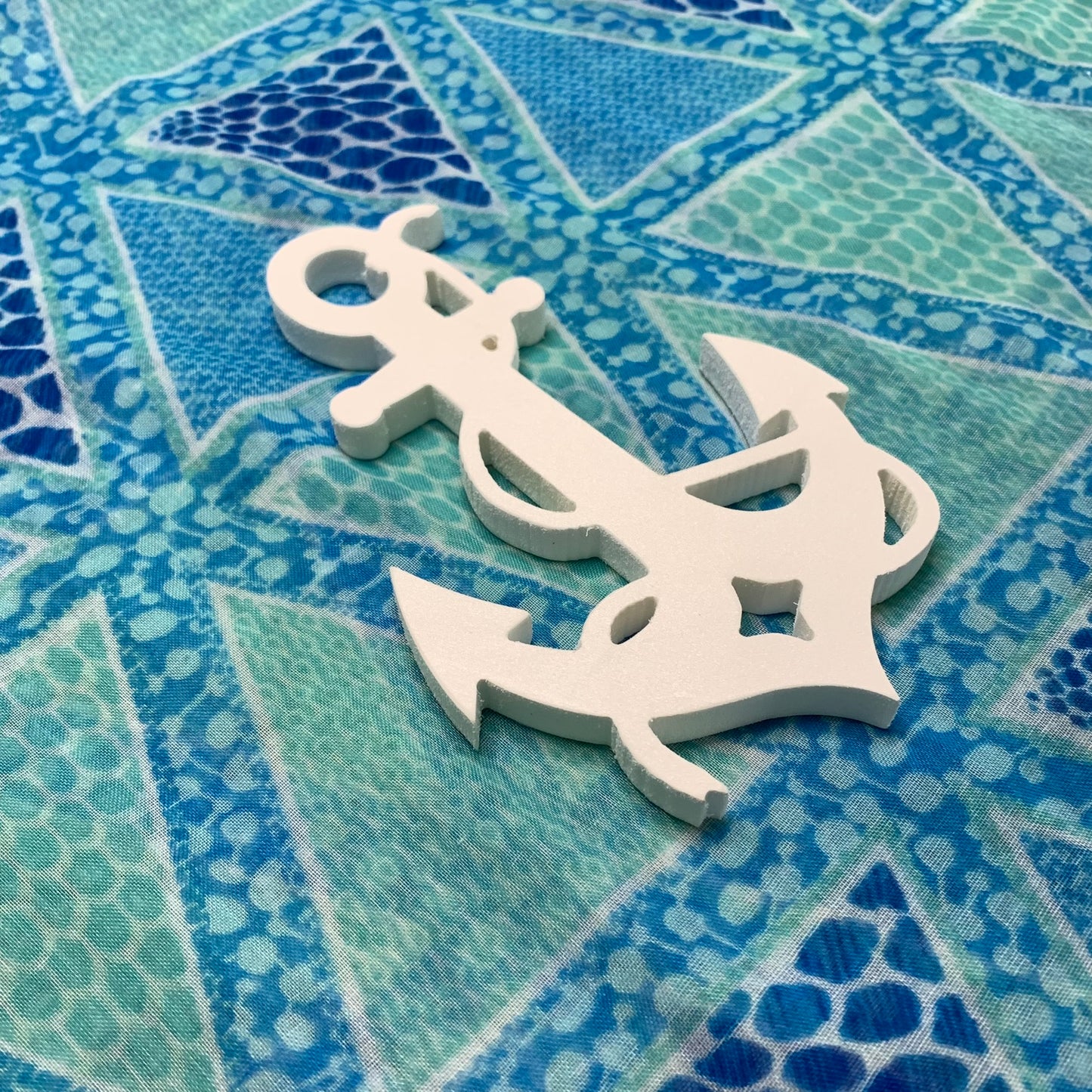 Shutter Embellishments - Anchor with Rope Wall Art Small approx 8" x 5", Custom, Outdoor Decor, Coastal, Tropical, Ships Free to Mainland USA
